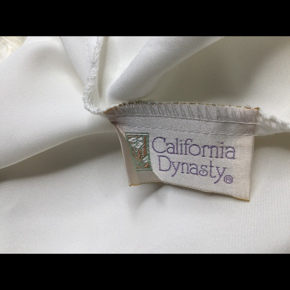 Vintage California Dynasty Satin Nightgown Slip L - Picture 9 of 12